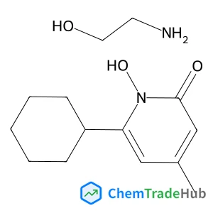 6-Cyclohexyl-1-hydroxy-4-methyl-2(1H)-pyridinone - 2-aminoethanol (1:1)