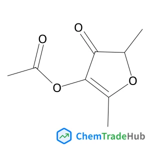 2,5-Dimethyl-4-oxo-4,5-dihydro-3-furanyl acetate