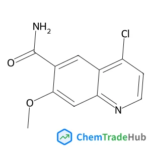 4-Chloro-7-methoxy-6-quinolinecarboxamide 4-Chloro-7-methoxy-6-quinolinecarboxamide