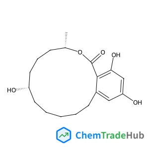 (3S,7S)-7,14,16-Trihydroxy-3-methyl-3,4,5,6,7,8,9,10,11,12-decahydro-1H-2-benzoxacyclotetradecin-1-one