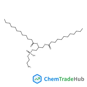 3-{[(2-Aminoethoxy)(hydroxy)phosphoryl]oxy}-2-(dodecanoyloxy)propyl laurate
