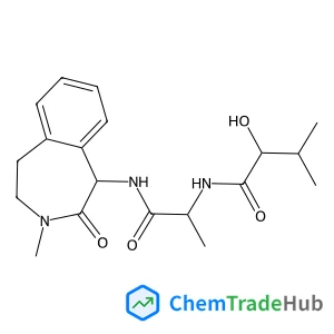 (2S)-2-Hydroxy-3-methyl-N-[(2S)-1-{[(1S)-3-methyl-2-oxo-2,3,4,5-tetrahydro-1H-3-benzazepin-1-yl]amino}-1-oxo-2-propanyl]butanamide