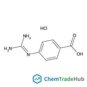 4-Carbamimidamidobenzoic acid hydrochloride (1:1)