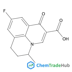 9-Fluoro-5-methyl-1-oxo-6,7-dihydro-1H,5H-pyrido[3,2,1-ij]quinoline-2-carboxylic acid