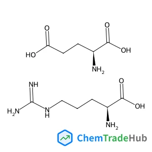 L-Arginine - L-glutamic acid (1:1) structure