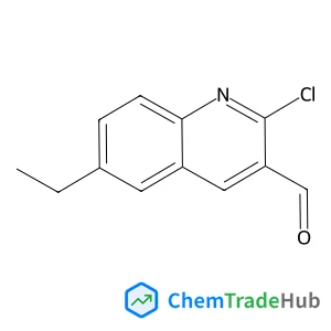 2-Chloro-6-ethyl-3-quinolinecarbaldehyde structure