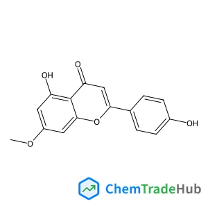 5-Hydroxy-2-(4-hydroxyphenyl)-7-methoxy-4H-chromen-4-one Chemical_Structure_Of