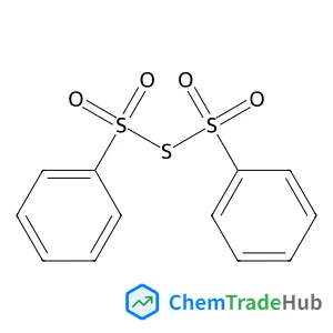 benzenesulfonylsulfanylsulfonylbenzene structure