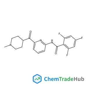2,4,6-Trifluoro-N-{6-[(1-methyl-4-piperidinyl)carbonyl]-2-pyridinyl}benzamide