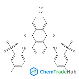 Disodium 2,2'-[(9,10-dioxo-9,10-dihydroanthracene-1,4-diyl)diimino]bis(5-methylbenzenesulfonate)