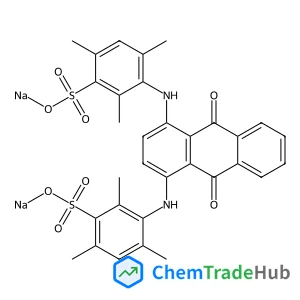 Disodium 3,3'-[(9,10-dioxo-9,10-dihydroanthracene-1,4-diyl)diimino]bis(2,4,6-trimethylbenzenesulfonate)
