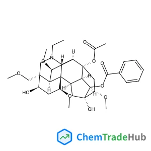 (1alpha,3alpha,6alpha,14beta,16beta)-8-Acetoxy-20-ethyl-3,13-dihydroxy-1,6,16-trimethoxy-4-(methoxymethyl)aconitan-14-yl benzoate