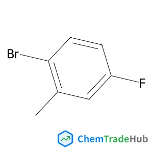 1-Bromo-4-fluoro-2-methylbenzene Chemical_Structure_Of