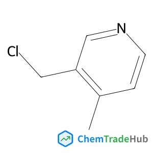 3-(Chloromethyl)-4-methylpyridine structure 3-(Chloromethyl)-4-methylpyridine structure