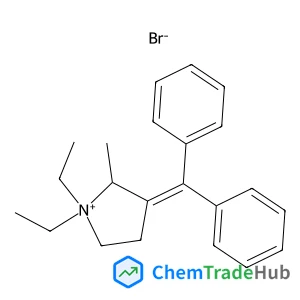 3-(Diphenylmethylene)-1,1-diethyl-2-methylpyrrolidinium bromide