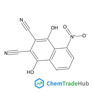 1,4-Dihydroxy-5-nitro-2,3-naphthalenedicarbonitrile 1,4-Dihydroxy-5-nitro-2,3-naphthalenedicarbonitrile