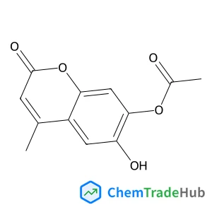 ((6-HYDROXY-4-METHYL-2-OXO-2H-1-BENZOPYRAN-7-YL) OXY)ACETIC ACID