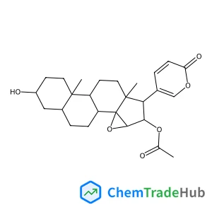 (3beta,5beta,15beta,16beta)-16-Acetoxy-3-hydroxy-14,15-epoxybufa-20,22-dienolide (3beta,5beta,15beta,16beta)-16-Acetoxy-3-hydroxy-14,15-epoxybufa-20,22-dienolide