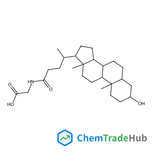 2-[[(4R)-4-[(3R,5R,8R,9S,10S,13R,14S,17R)-3-hydroxy-10,13-dimethyl-2,3,4,5,6,7,8,9,11,12,14,15,16,17-tetradecahydro-1H-cyclopenta[a]phenanthren-17-yl]pentanoyl]amino]acetic acid