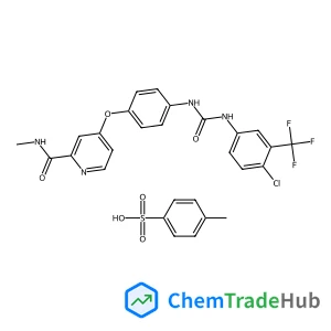 4-[4-({[4-Chloro-3-(trifluoromethyl)phenyl]carbamoyl}amino)phenoxy]-N-methyl-2-pyridinecarboxamide 4-methylbenzenesulfonate (1:1)