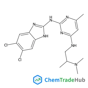 N~2~-(5,6-Dichloro-1H-benzimidazol-2-yl)-N~4~-[2-(dimethylamino)propyl]-6-methyl-2,4-pyrimidinediamine