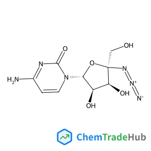 4-Amino-1-[(2R,3R,4S,5R)-5-azido-3,4-dihydroxy-5-(hydroxymethyl)tetrahydro-2-furanyl]-2(1H)-pyrimidinone (non-preferred name)