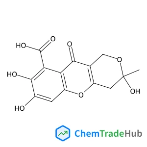 3,7,8-Trihydroxy-3-methyl-10-oxo-4,10-dihydro-1H,3H-pyrano[4,3-b]chromene-9-carboxylic acid
