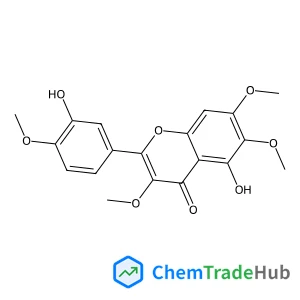 5-Hydroxy-2-(3-hydroxy-4-methoxyphenyl)-3,6,7-trimethoxy-4H-chromen-4-one