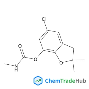 5-Chloro-2,2-dimethyl-2,3-dihydro-1-benzofuran-7-yl methylcarbamate