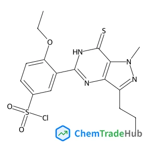 4-Ethoxy-3-(1-methyl-3-propyl-7-thioxo-4,7-dihydro-1H-pyrazolo[4,3-d]pyrimidin-5-yl)benzenesulfonyl chloride