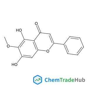 5,7-Dihydroxy-6-methoxy-2-phenyl-4H-chromen-4-one