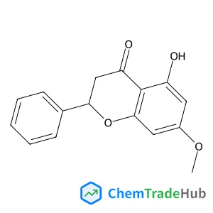 (2S)-5-Hydroxy-7-methoxy-2-phenyl-2,3-dihydro-4H-chromen-4-one (2S)-5-Hydroxy-7-methoxy-2-phenyl-2,3-dihydro-4H-chromen-4-one