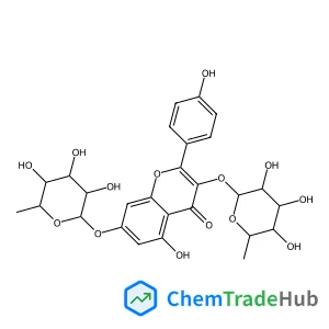 3-[(6-Deoxy-alpha-L-mannopyranosyl)oxy]-5-hydroxy-2-(4-hydroxyphenyl)-4-oxo-4H-chromen-7-yl 6-deoxy-alpha-L-mannopyranoside