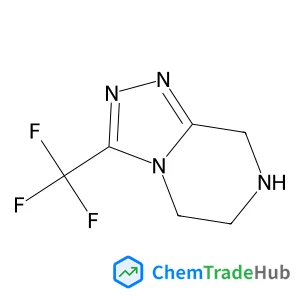 3-(trifluoromethyl)-5H,6H,7H,8H-[1,2,4]triazolo[4,3-a]pyrazine