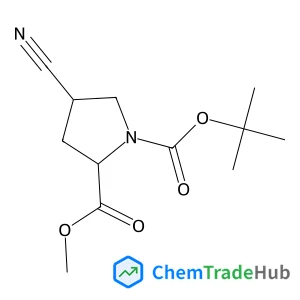 2-Methyl 1-(2-methyl-2-propanyl) (2S,4S)-4-cyano-1,2-pyrrolidinedicarboxylate