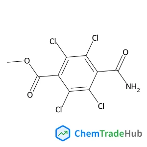 Benzoic acid, 4-(aminocarbonyl)-2,3,5,6-tetrachloro-, methyl ester