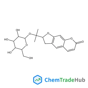 2-[(2S)-7-Oxo-2,3-dihydro-7H-furo[3,2-g]chromen-2-yl]-2-propanyl beta-D-glucopyranoside