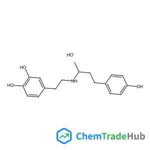 4-(2-{[4-(4-Hydroxyphenyl)-2-butanyl]amino}ethyl)-1,2-benzenediol hydrochloride (1:1)