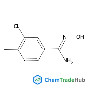 3-Chloro-N-hydroxy-4-methyl-benzamidine Chemical_Structure_Of