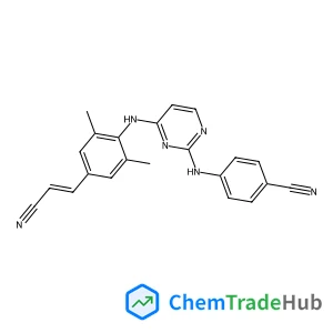 4-{[4-({4-[(E)-2-Cyanovinyl]-2,6-dimethylphenyl}amino)-2-pyrimidinyl]amino}benzonitrile