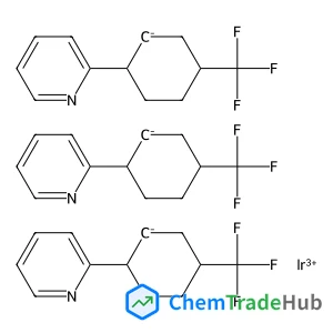 Iridium(3+) tris[2-(2-pyridinyl)-5-(trifluoromethyl)cyclohexanide]