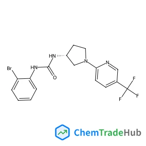 1-(2-Bromophenyl)-3-{(3R)-1-[5-(trifluoromethyl)-2-pyridinyl]-3-pyrrolidinyl}urea