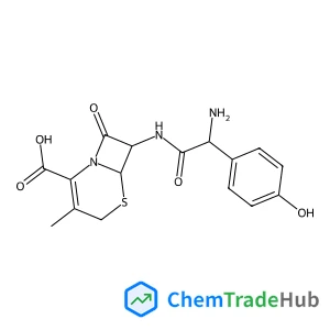 (6R,7R)-7-{[(2R)-2-Amino-2-(4-hydroxyphenyl)acetyl]amino}-3-methyl-8-oxo-5-thia-1-azabicyclo[4.2.0]oct-2-ene-2-carboxylic acid