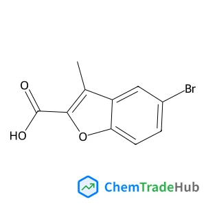 5-Bromo-3-methyl-1-benzofuran-2-carboxylic acid 5-Bromo-3-methyl-1-benzofuran-2-carboxylic acid