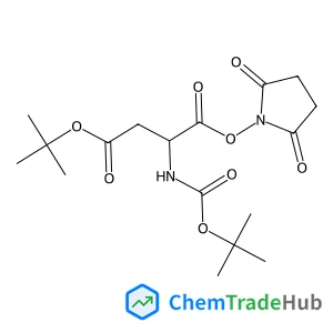 1-(2,5-Dioxo-1-pyrrolidinyl) 4-(2-methyl-2-propanyl) N-{[(2-methyl-2-propanyl)oxy]carbonyl}-L-aspartate