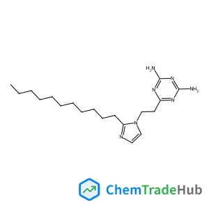 6-[2-(2-Undecyl-1H-imidazol-1-yl)ethyl]-1,3,5-triazine-2,4-diamine