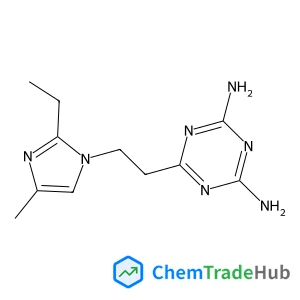 6-[2-(2-Ethyl-4-methyl-1H-imidazol-1-yl)ethyl]-1,3,5-triazine-2,4-diamine