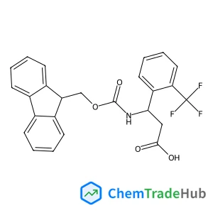 (3S)-3-{[(9H-Fluoren-9-ylmethoxy)carbonyl]amino}-3-[2-(trifluoromethyl)phenyl]propanoic acid
