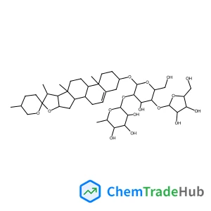 (3beta,25R)-Spirost-5-en-3-yl alpha-L-arabinofuranosyl-(1->4)-[6-deoxy-alpha-L-mannopyranosyl-(1->2)]-beta-D-glucopyranoside
