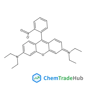 2-[6-(diethylamino)-3-(diethyliminiumyl)-3H-xanthen-9-yl]benzoate